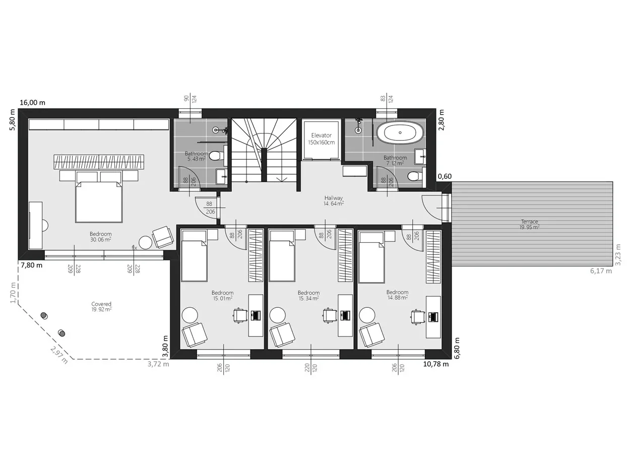 Grundrisse Design Villa 1