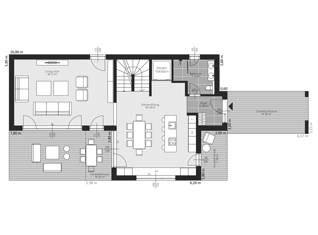 Grundrisse Design Villa 2